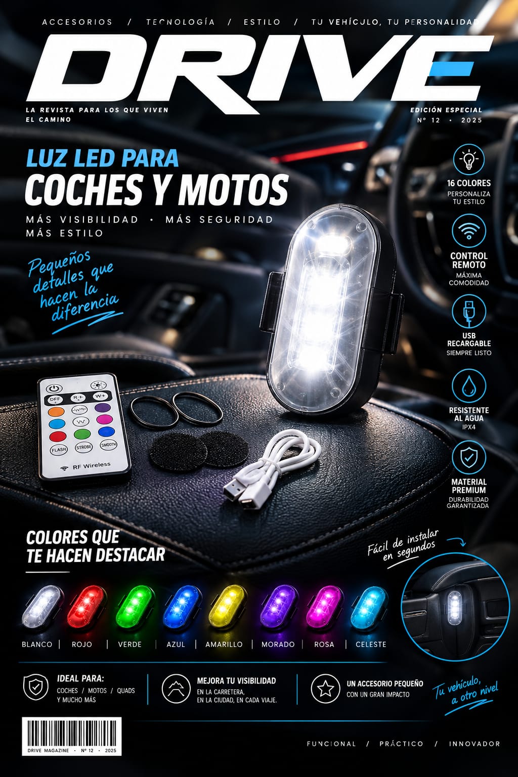 Drift MANIACS RGB for Car & Motorcycle