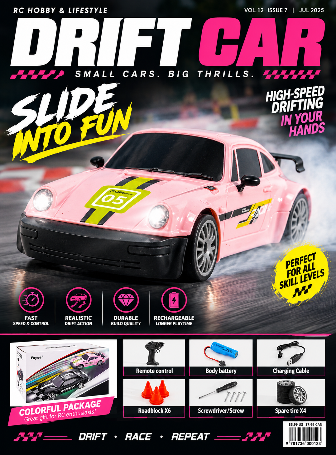 Drift MANIACS Remote Control Drift Car