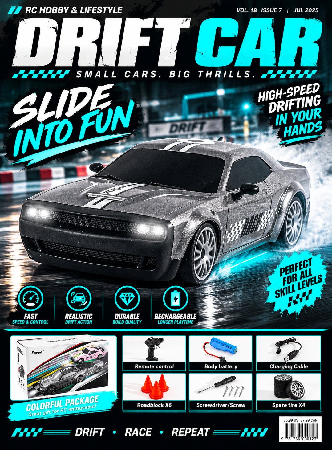 Drift MANIACS Remote Control Drift Car